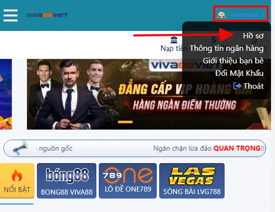 Quên mật khẩu SV388 - buoc 1